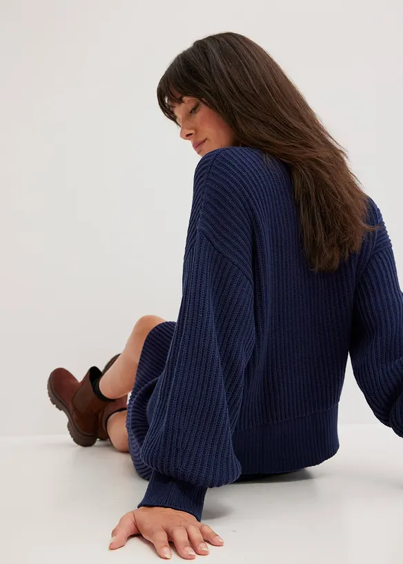 Pull oversize 100% coton, bonprix