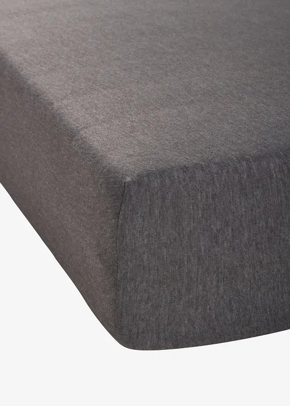 Drap housse effet lin, bonprix