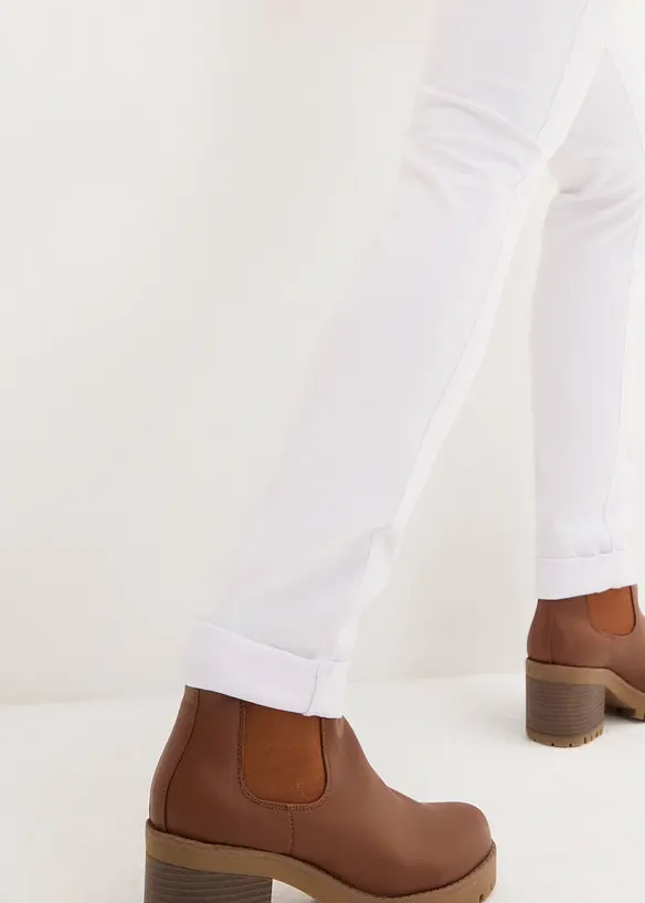 Straight Jeans Mid Waist, Stretch, bonprix