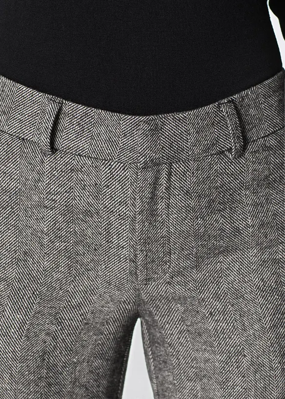 Pantalon large &agrave; pinces, bonprix