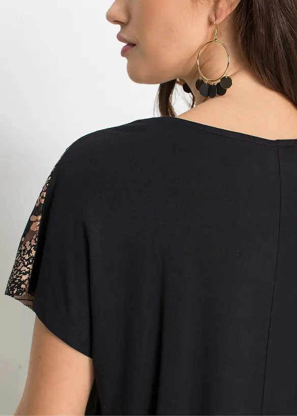 T-shirt doux en viscose extensible, bonprix