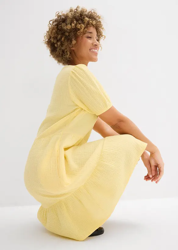 Robe oversize en gaze de coton, bonprix