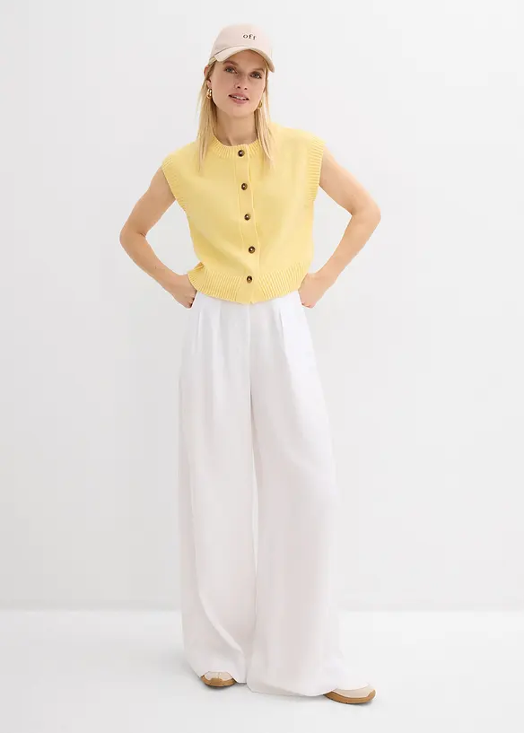 Bundfaltenhose aus flie&szlig;endem Lyocell, bonprix