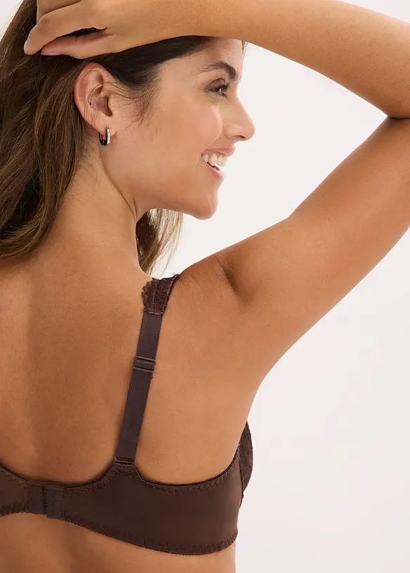 B&uuml;gel-BH mit Glanzeffekt (2er Pack), bonprix