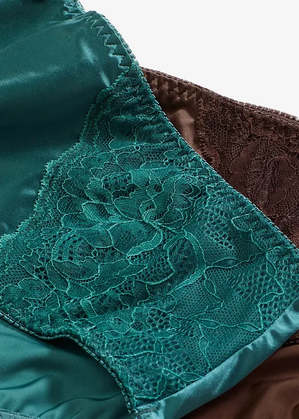 Maxislip mit Glanzeffekt (2er Pack), bonprix