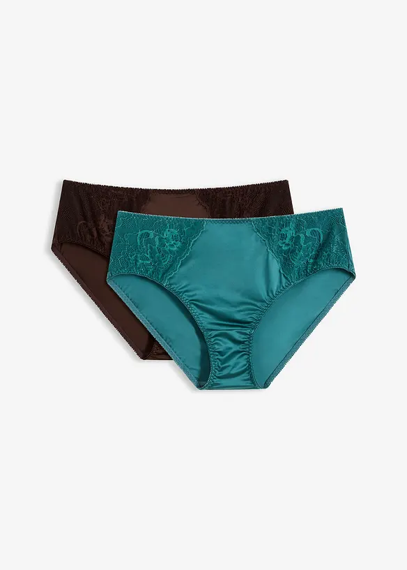 Maxislip mit Glanzeffekt (2er Pack), bonprix