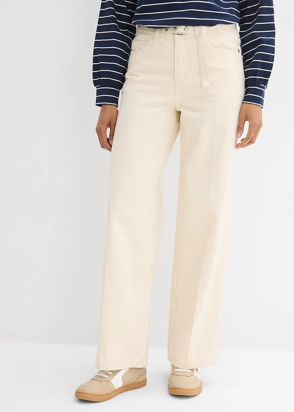 Loose Straight-Jeans Mid Waist, bonprix