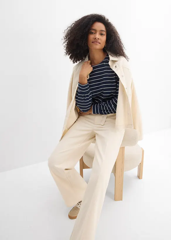 Loose Straight-Jeans Mid Waist, bonprix