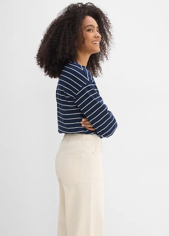 Loose Straight-Jeans Mid Waist, bonprix