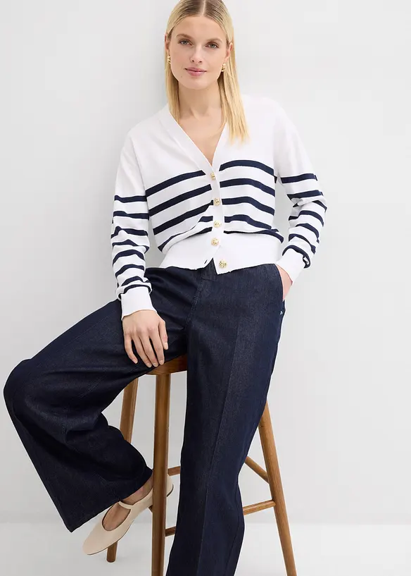 Strickjacke aus softem Viskose-Mix, bonprix