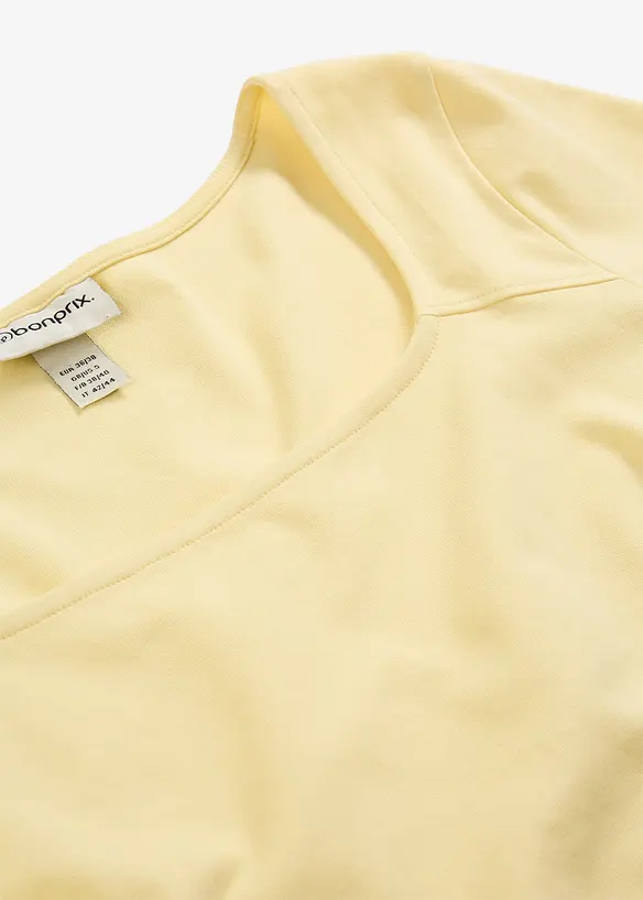 T-Shirt aus schwerer Bio-Baumwolle, bonprix