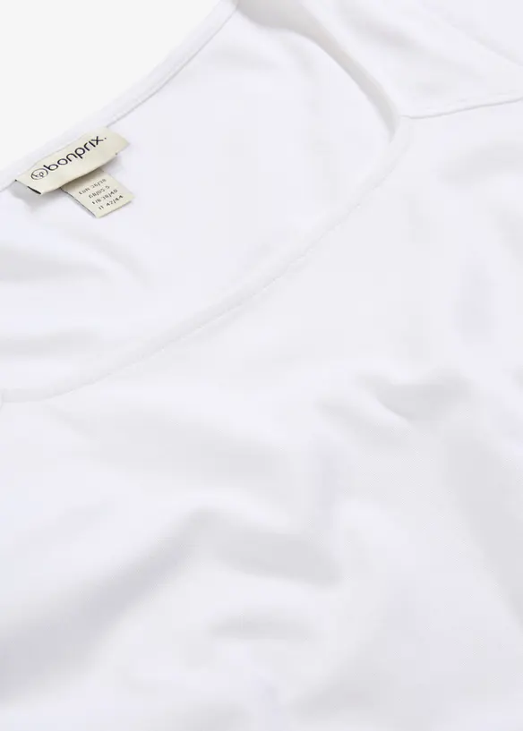 T-Shirt aus schwerer Bio-Baumwolle, bonprix