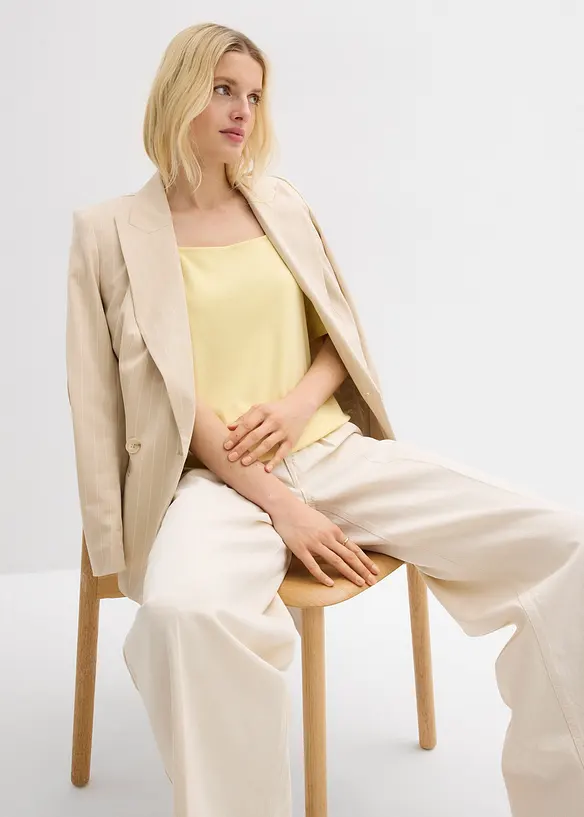 T-Shirt aus schwerer Bio-Baumwolle, bonprix