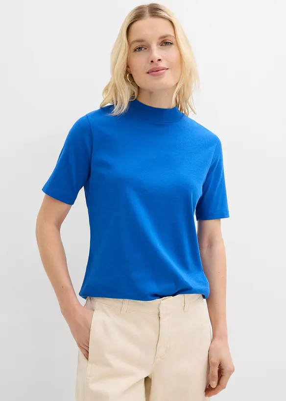 Rippshirt aus reiner Baumwolle, bonprix