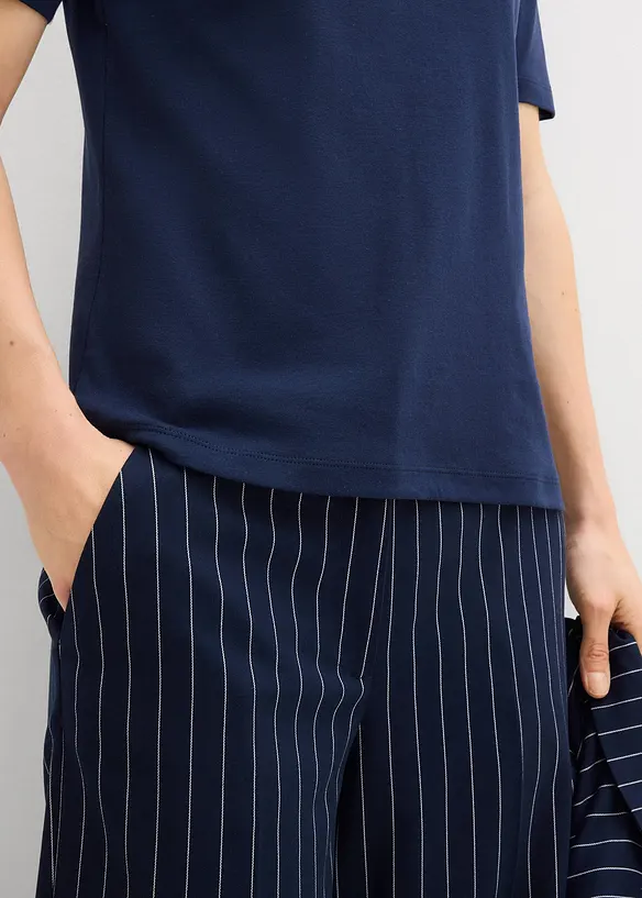 Rippshirt aus reiner Baumwolle, bonprix