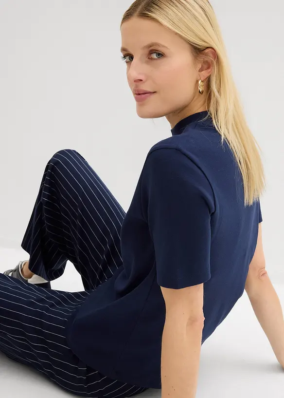 Rippshirt aus reiner Baumwolle, bonprix