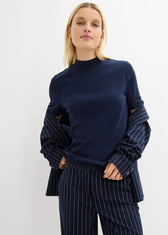 Rippshirt aus reiner Baumwolle, bonprix