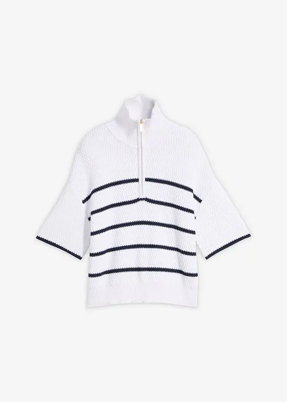 Troyer mit Baumwoll-Anteil, bonprix