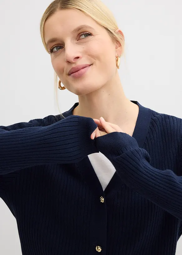 Strickjacke aus softem Viskose-Mix, bonprix