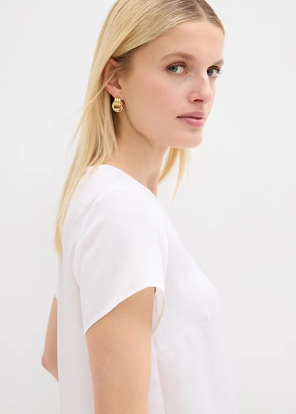 Tunika aus feinem Satin, bonprix