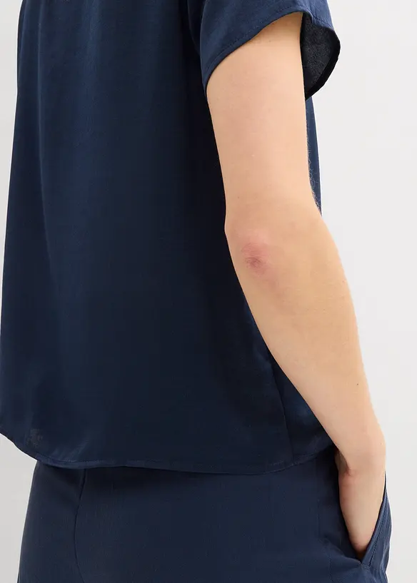 Tunique en satin fin, bonprix