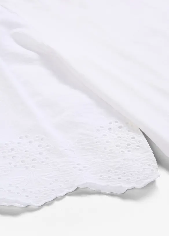 Shirt mit Lochstickerei, bonprix