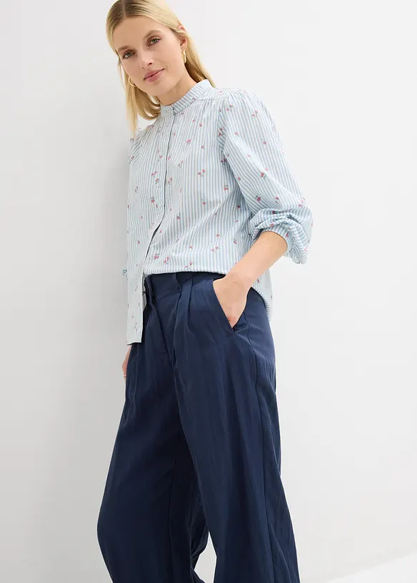 Twillhose mit Taillienregulierung, bonprix