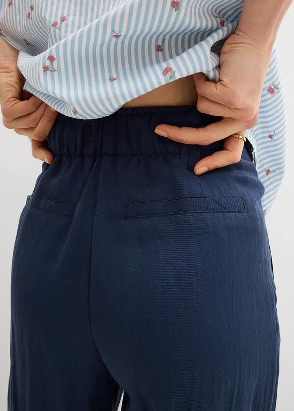 Twillhose mit Taillienregulierung, bonprix
