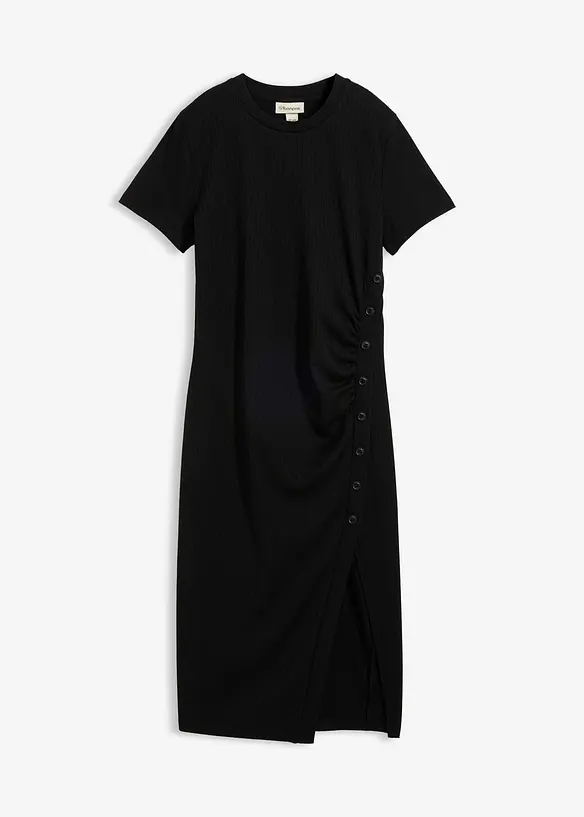 Robe T-shirt en mati&egrave;re textur&eacute;e, bonprix