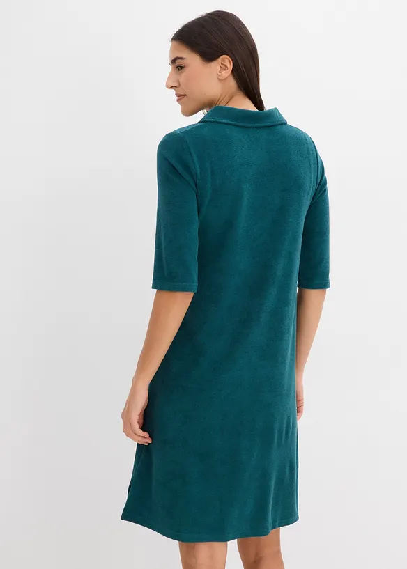 Robe midi avec col polo, bonprix