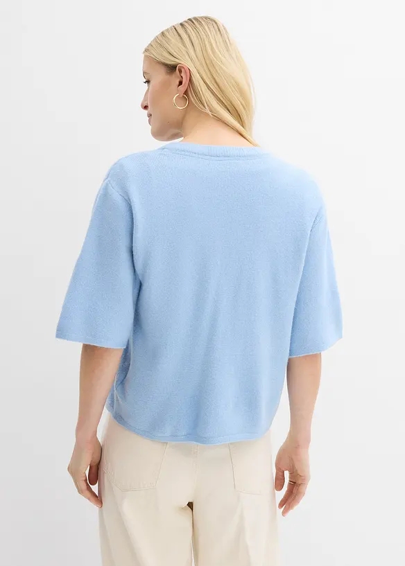 Feinstrickjacke mit Schleifen, bonprix