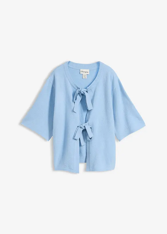 Feinstrickjacke mit Schleifen, bonprix