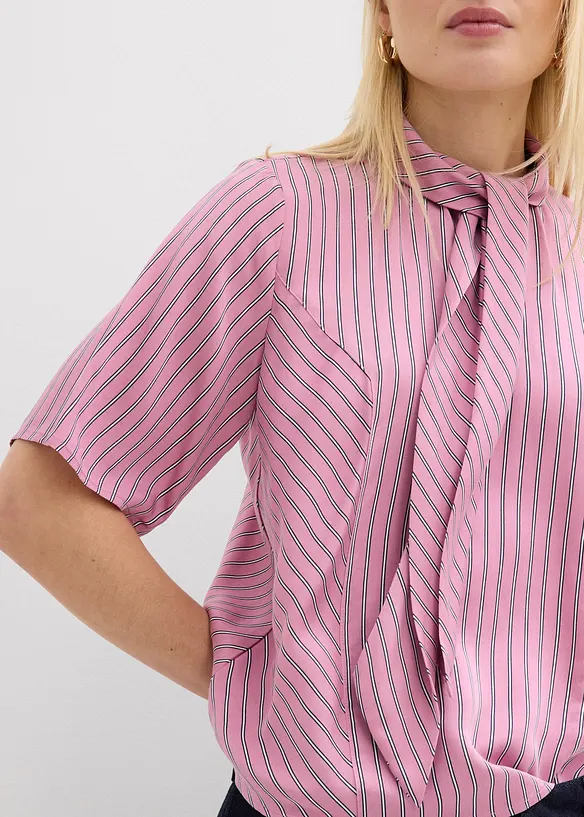 Schluppenbluse aus softem Modal, bonprix