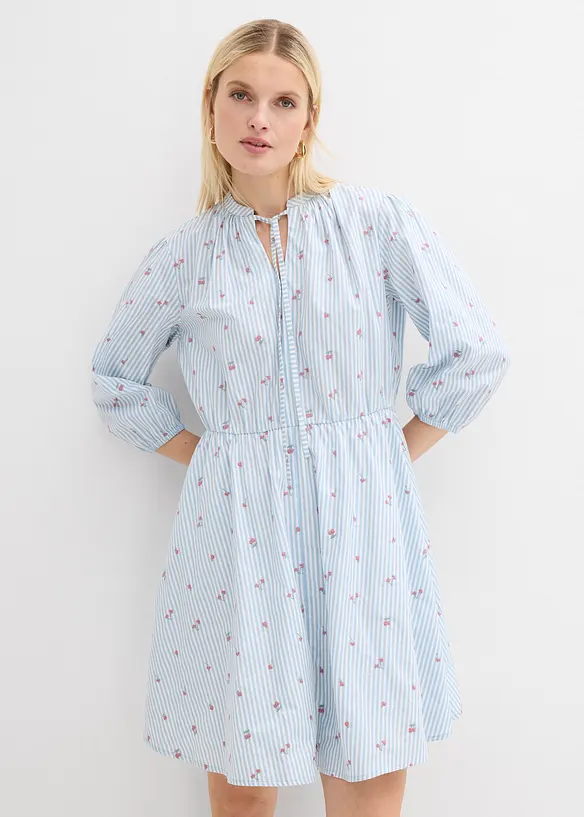 Minikleid aus reiner Baumwolle, bonprix