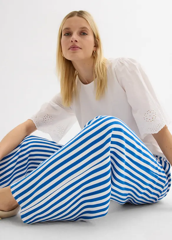 Marlenehose aus flie&szlig;endem Viskose-Mix, bonprix