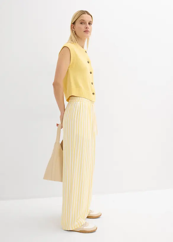 Marlenehose aus flie&szlig;endem Viskose-Mix, bonprix