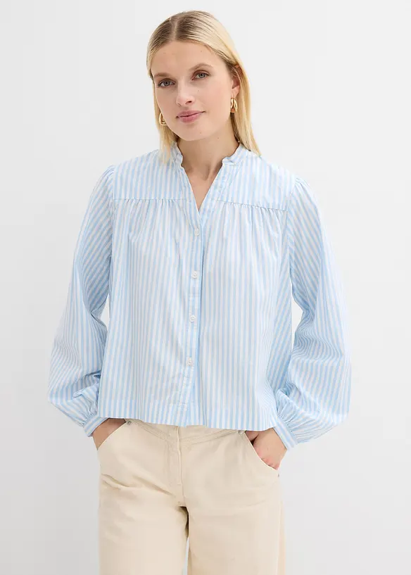 Bluse aus festem Popeline, bonprix