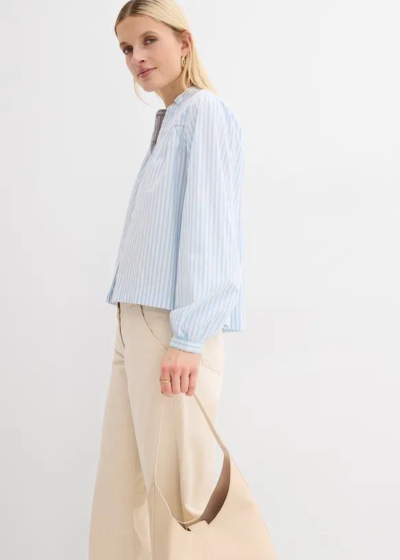 Bluse aus festem Popeline, bonprix