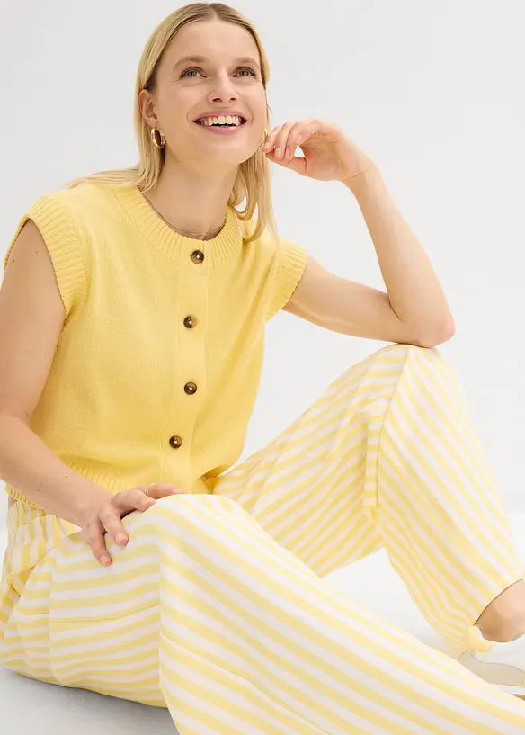 Marlenehose aus flie&szlig;endem Viskose-Mix, bonprix