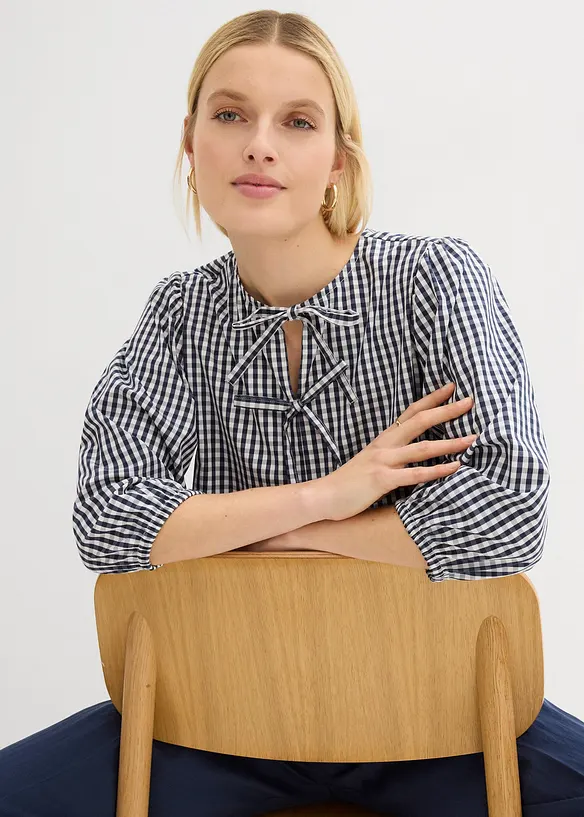Blouse &agrave; nouettes, bonprix