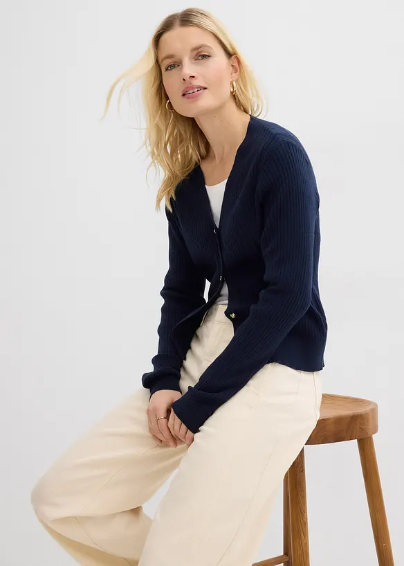 Barrel-Jeans, Mid Waist, bonprix