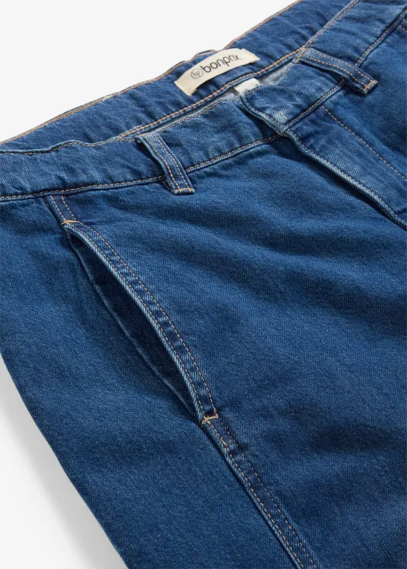 Jean barrel, taille mi-haute, bonprix