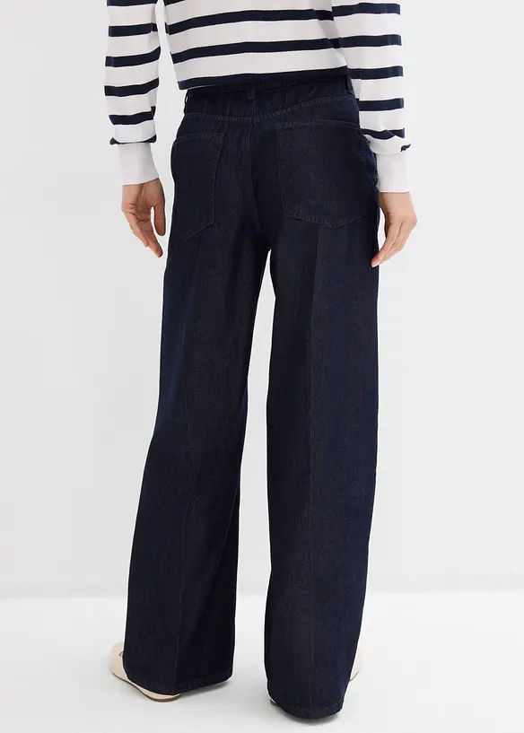 Wide-Leg-Jeans, Straight, bonprix