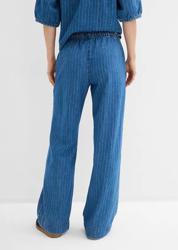 Pull On Wide-Leg-Jeans, bonprix