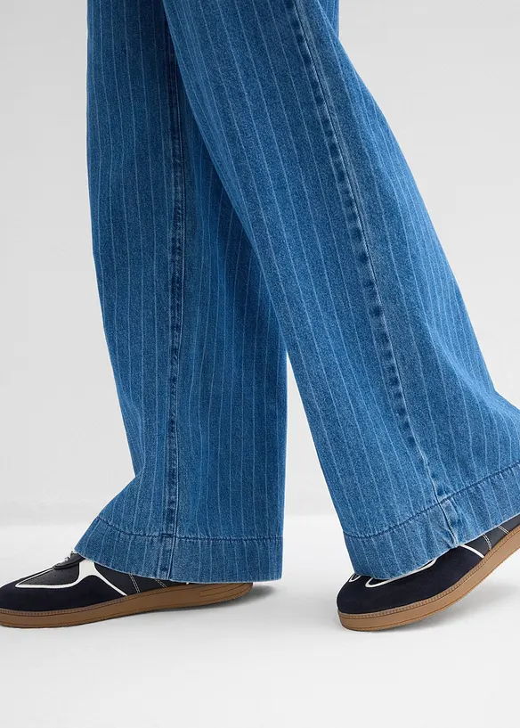 Pull On Wide-Leg-Jeans, bonprix