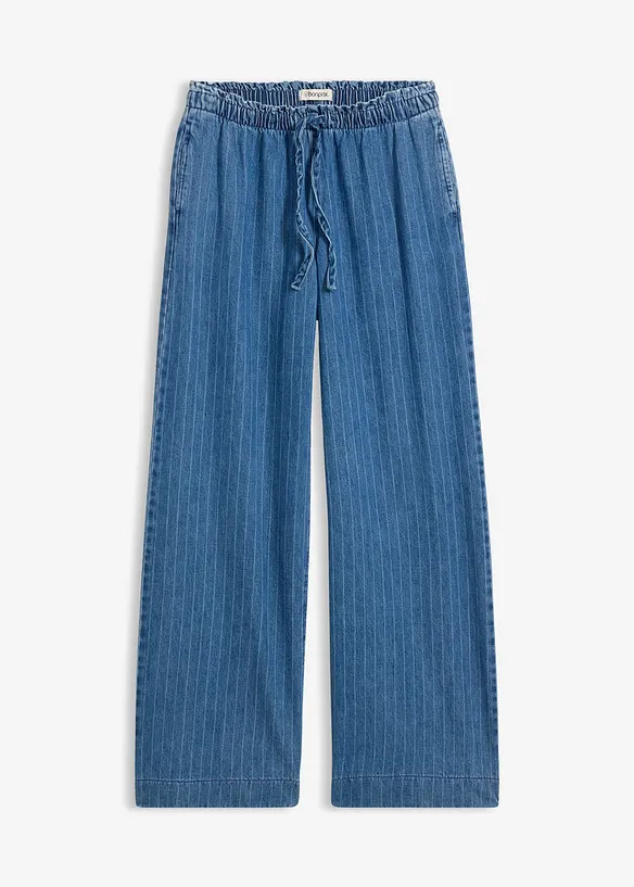 Pull On Wide-Leg-Jeans, bonprix