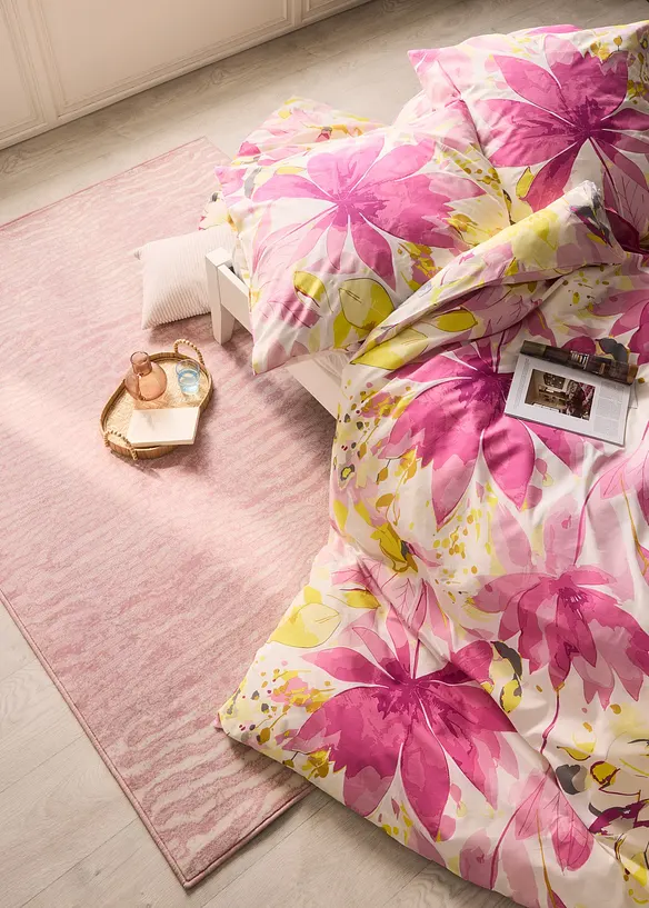 Parure de lit en coton m&eacute;lang&eacute;, bonprix