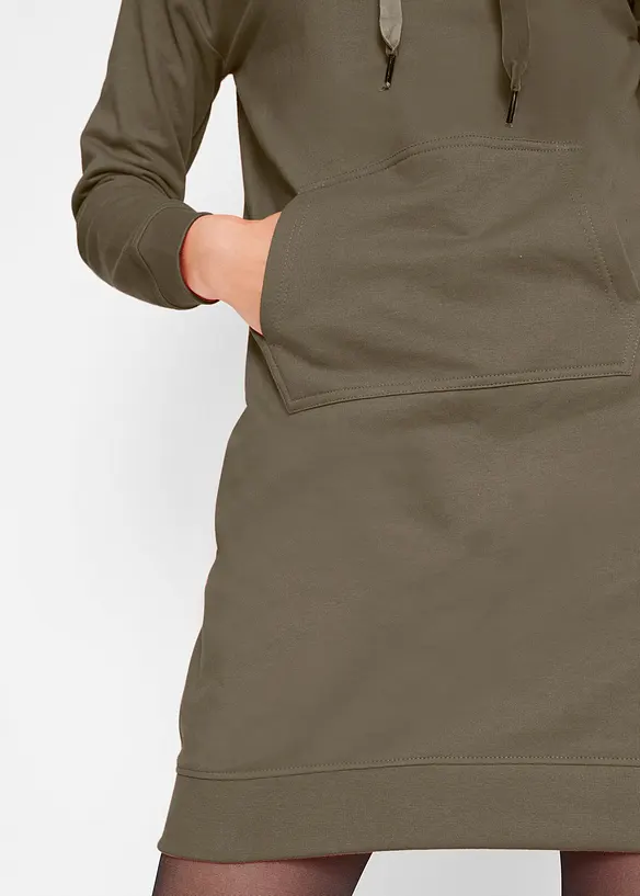 Sweatkleid mit Bio-Baumwolle, bonprix