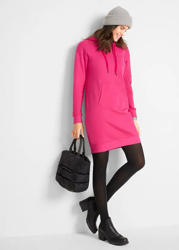 Sweatkleid mit Bio-Baumwolle, bonprix