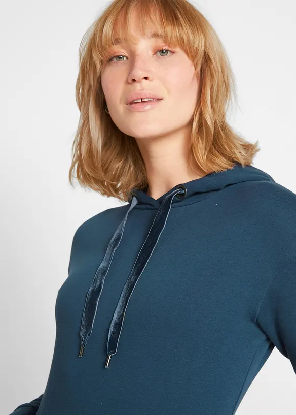 Sweatkleid mit Bio-Baumwolle, bonprix